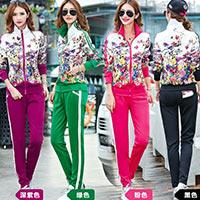 秋冬各式运动休闲套装，动起来才能做个健康美女哦！