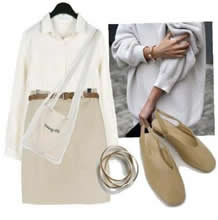 杏色裙子配什么上衣好看，杏色裙子配什么颜色时尚