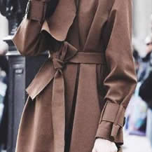 风衣后面腰带怎么系，风衣蝴蝶结系法图解