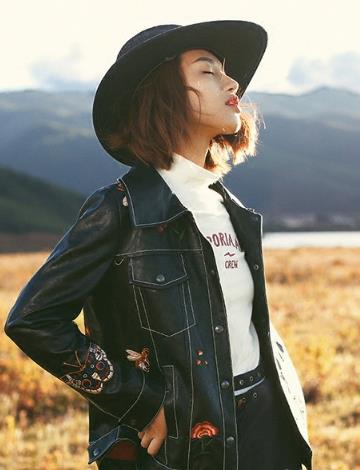 早春皮衣穿搭：时髦皮衣搭配让你气质出众（图）