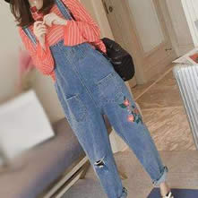 2020春季时尚连体裤服装：一件连体裤懒人的穿搭