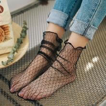 时尚又性感就穿新款镂空渔网堆堆袜（图）