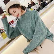 蝙蝠袖针织套头衫搭配阔腿裤：减龄又显瘦（图）