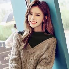 时尚拼接毛衣搭配分分钟就被撩到（图）