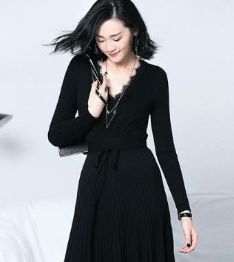 穿这样的裙子可以增高十厘米：蕾丝一步裙推荐（图）