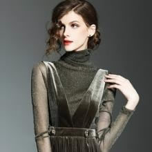 省时又省力金丝绒百褶背心裙搭配：经典时尚（图）