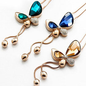 精致的毛衣链是可以带来好运气的哦