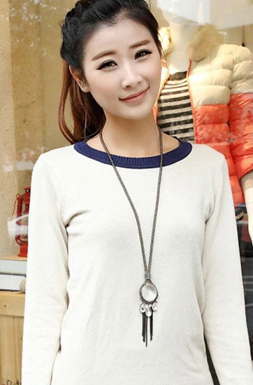 魅惑流苏水晶毛衣链 魅惑流苏水晶毛衣链