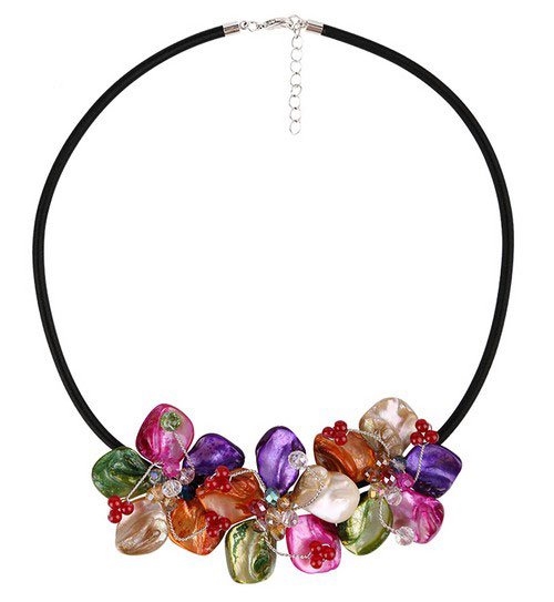 贝壳炫彩锁骨链 贝壳炫彩锁骨链