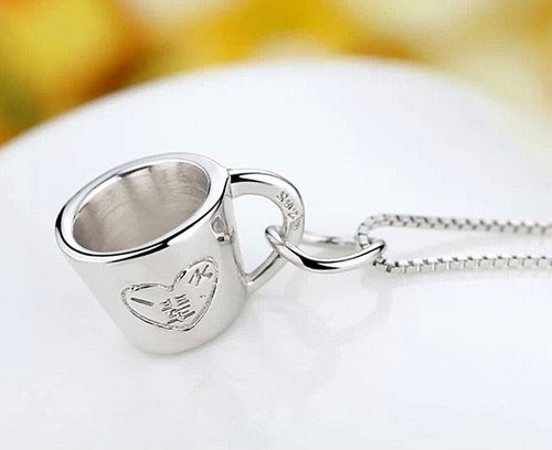 刻字情侣杯子吊坠 刻字情侣杯子吊坠