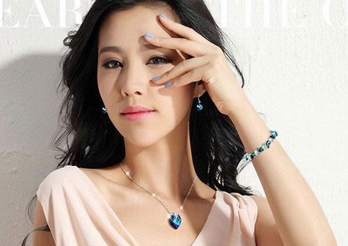 海洋之心水晶项链 海洋之心水晶项链