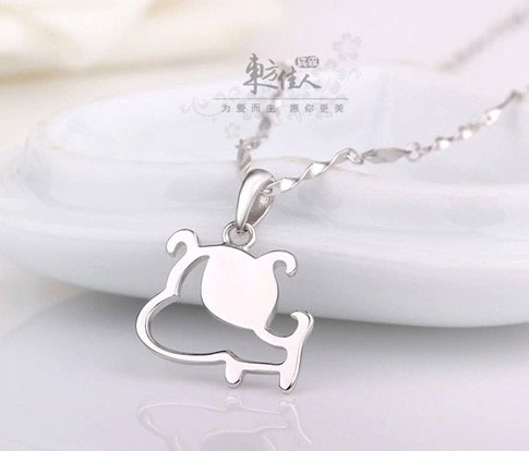 小狗刻字简约项链 小狗刻字简约项链