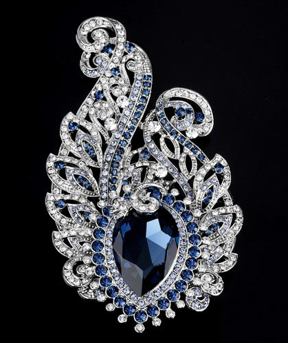 宫廷复古水钻胸针 宫廷复古水钻胸针