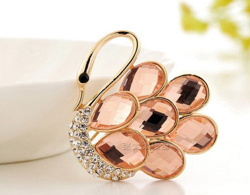 镶钻水晶天鹅胸针 镶钻水晶天鹅胸针