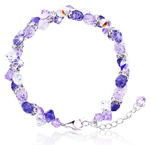 薰衣草紫水晶手链