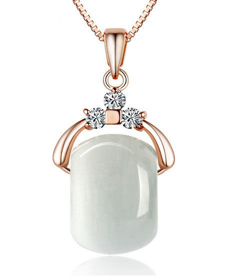 猫眼石转运锁骨链