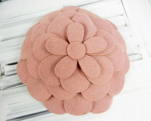 玫瑰花瓣宽边发卡