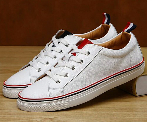 彩条拼接真皮小白鞋 彩条拼接真皮小白鞋