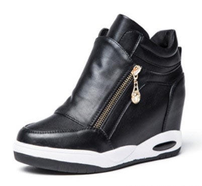 厚底高帮没增高坡跟鞋 厚底高帮没增高坡跟鞋