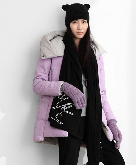 两面连帽宽松羽绒服 两面连帽宽松羽绒服