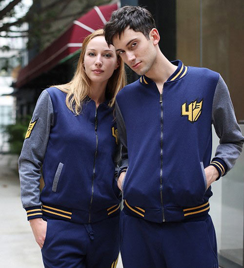 情侣条纹棒球套装 情侣条纹棒球套装