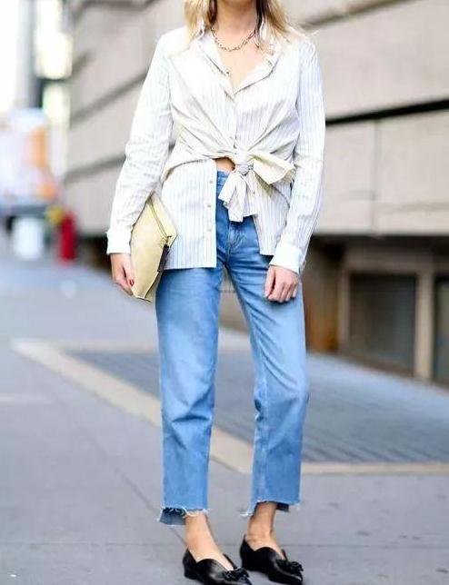 衬衫时髦穿搭:显瘦且青春有活力 衬衫时髦穿搭:显瘦且青春有活力