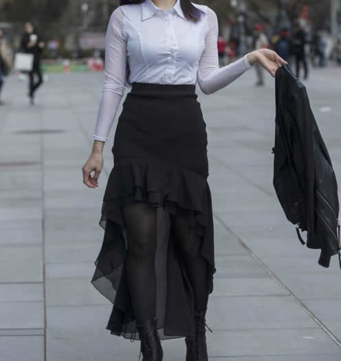 微胖小姐姐时尚穿搭:时尚又优雅让人过目不忘 微胖小姐姐时尚穿搭:时尚又优雅让人过目不忘