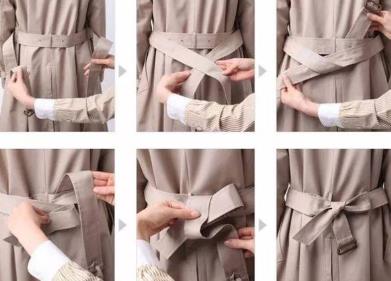 风衣后面腰带怎么系,风衣蝴蝶结系法图解 风衣后面腰带怎么系,风衣蝴蝶结系法图解