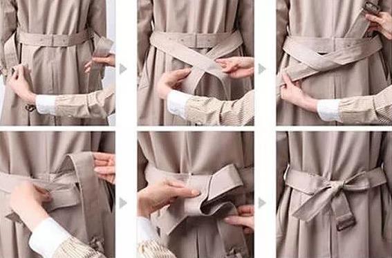 风衣后面腰带怎么系,风衣蝴蝶结系法图解 风衣后面腰带怎么系,风衣蝴蝶结系法图解