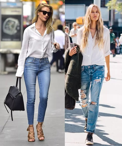 教你白衬衫时尚穿搭:白衬衫如何穿搭示范图片 教你白衬衫时尚穿搭:白衬衫如何穿搭示范图片