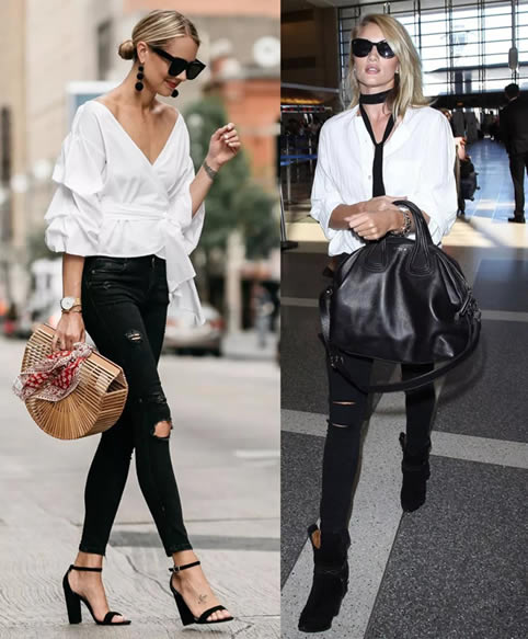 教你白衬衫时尚穿搭:白衬衫如何穿搭示范图片 教你白衬衫时尚穿搭:白衬衫如何穿搭示范图片