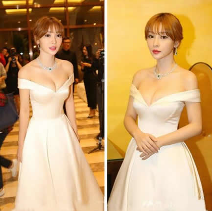 柳岩一字肩裙性感迷人:昔日柳岩一字肩装扮盘点 柳岩一字肩裙性感迷人:昔日柳岩一字肩装扮盘点