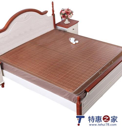 夏日炎炎 凉席“打扮”的小床格外舒爽