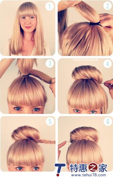 三款盘发打造夏日清爽造型