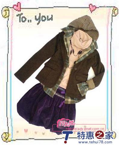 秋季外套加裙裤混搭