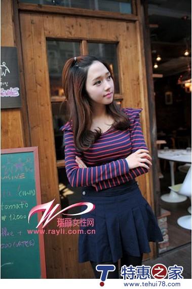 适合身材娇小女生的裙裤装扮