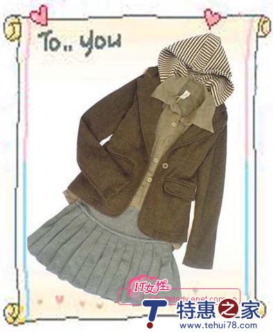 秋季外套加裙裤混搭