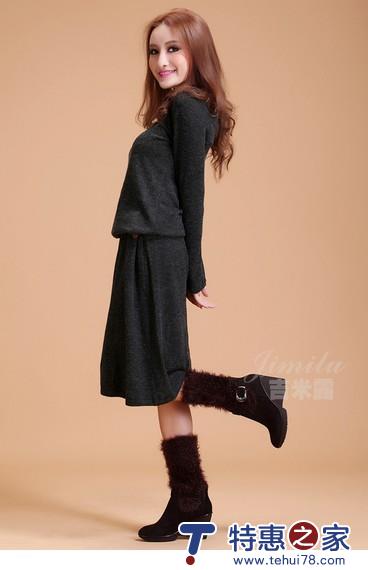 坡跟美靴 低调增高