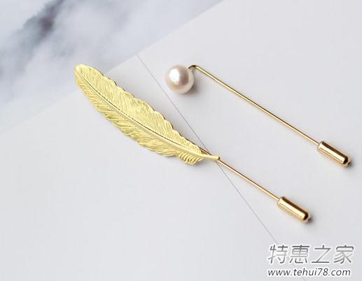 复古风精美胸针 打造典雅贵气形象