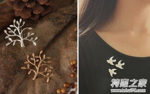 复古风精美胸针 打造典雅贵气形象